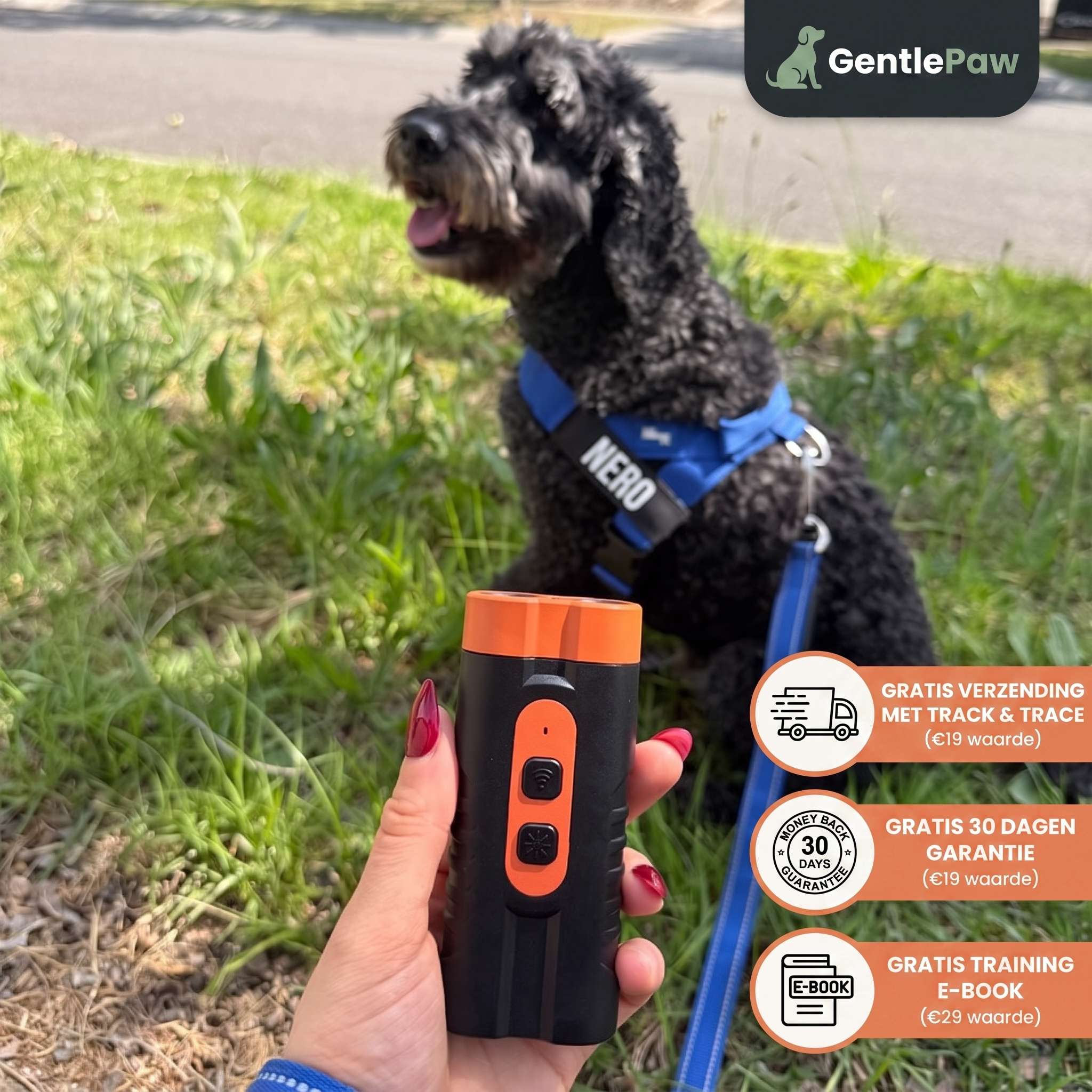 GentlePaw Go™ | Hondenfluisteraar Blafcontrole Apparaat